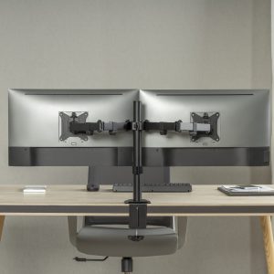 E8-A2 Dual Monitor Arm - Steel Articulating